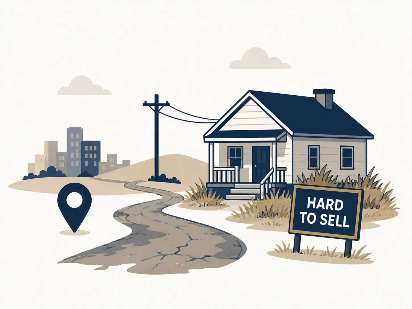Hard-to-sell locations
