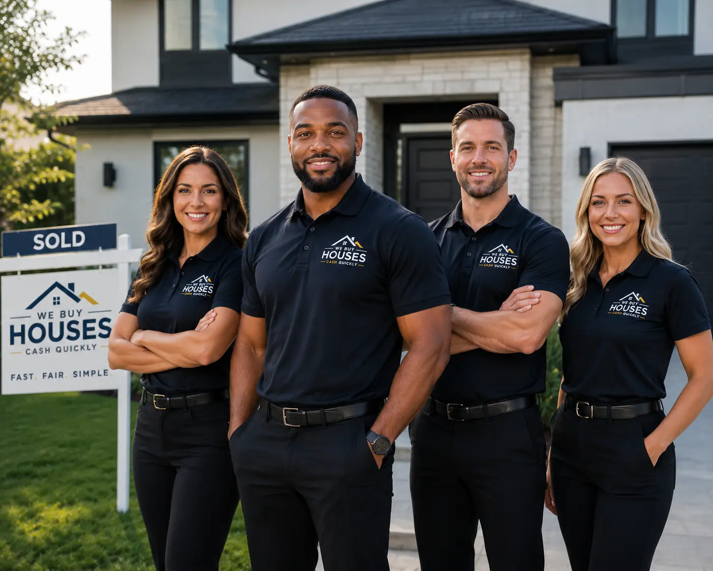 Miles, cash buyer, and his team